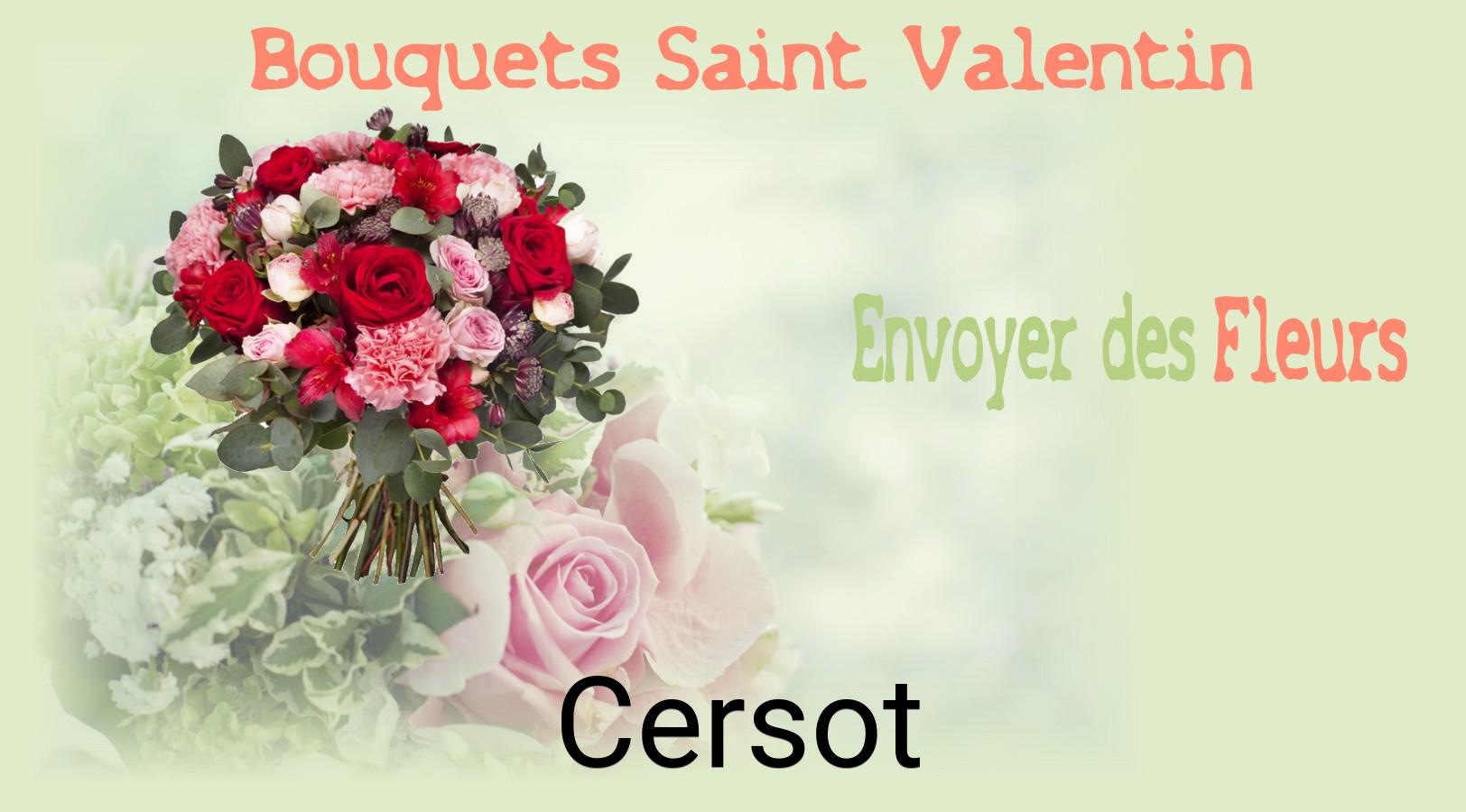 Roses de Saint-Valentin livrées à Cersot
